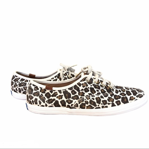 🌈 6/$60, Keds, Lace Up, Leopard Print, Size 7.5 - Picture 2 of 9